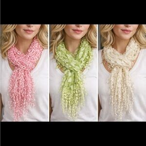 New - Women’s Lace Scarf Bundle / Accessories